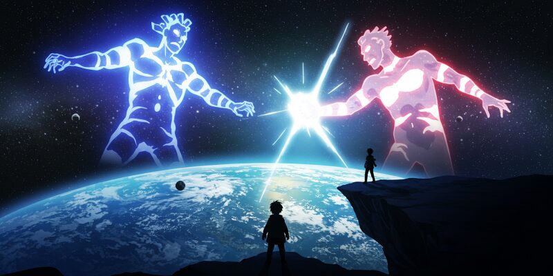 俺だけレベルアップ　宇宙の舞台と「神々の戦争」