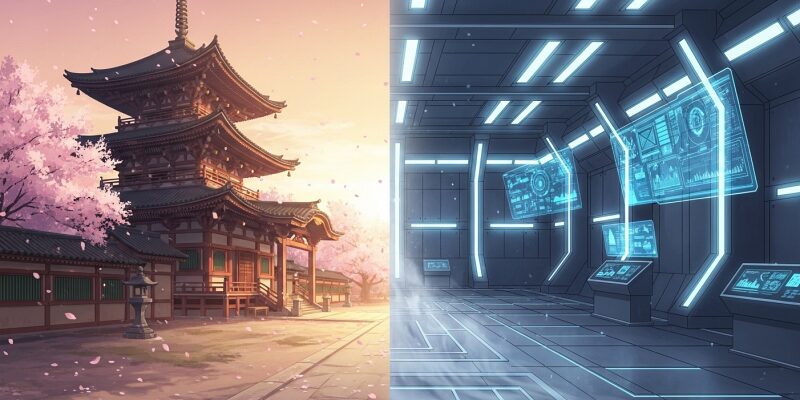 【ナノ魔神】「伝統的伐毛洗髄」vs「ナノ的身体改造」──二つの進化の比較図解