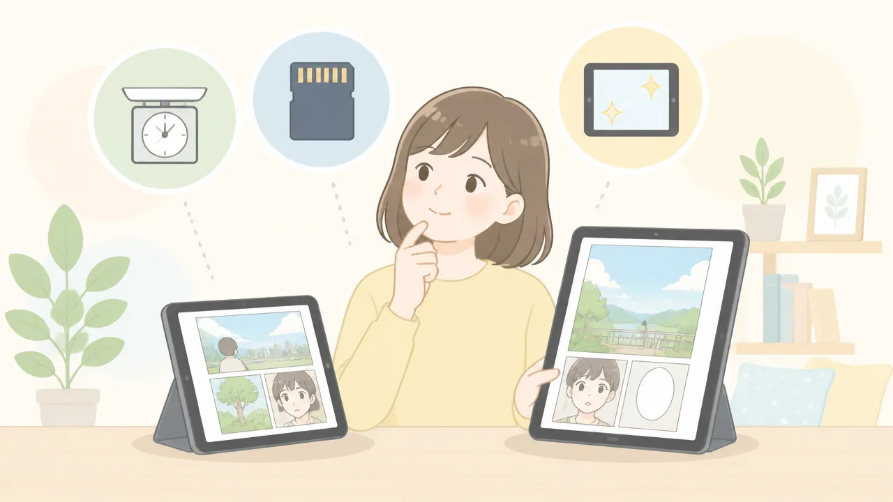 漫画を読むなら8インチと11インチどっち？選び方を比較