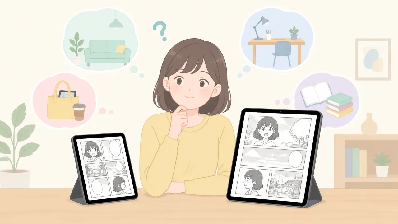 漫画を読むなら8インチと11インチどっち？選び方を比較