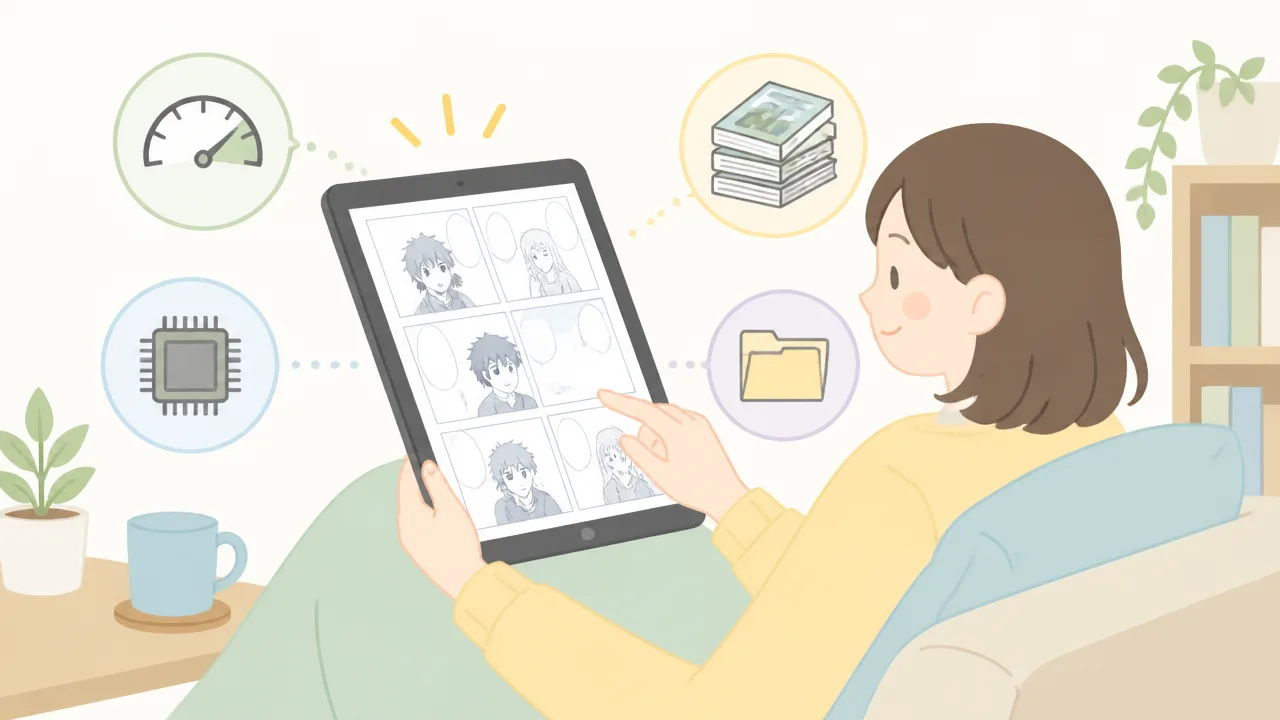 漫画を読むだけなら安いタブレットでも十分？選び方と注意点