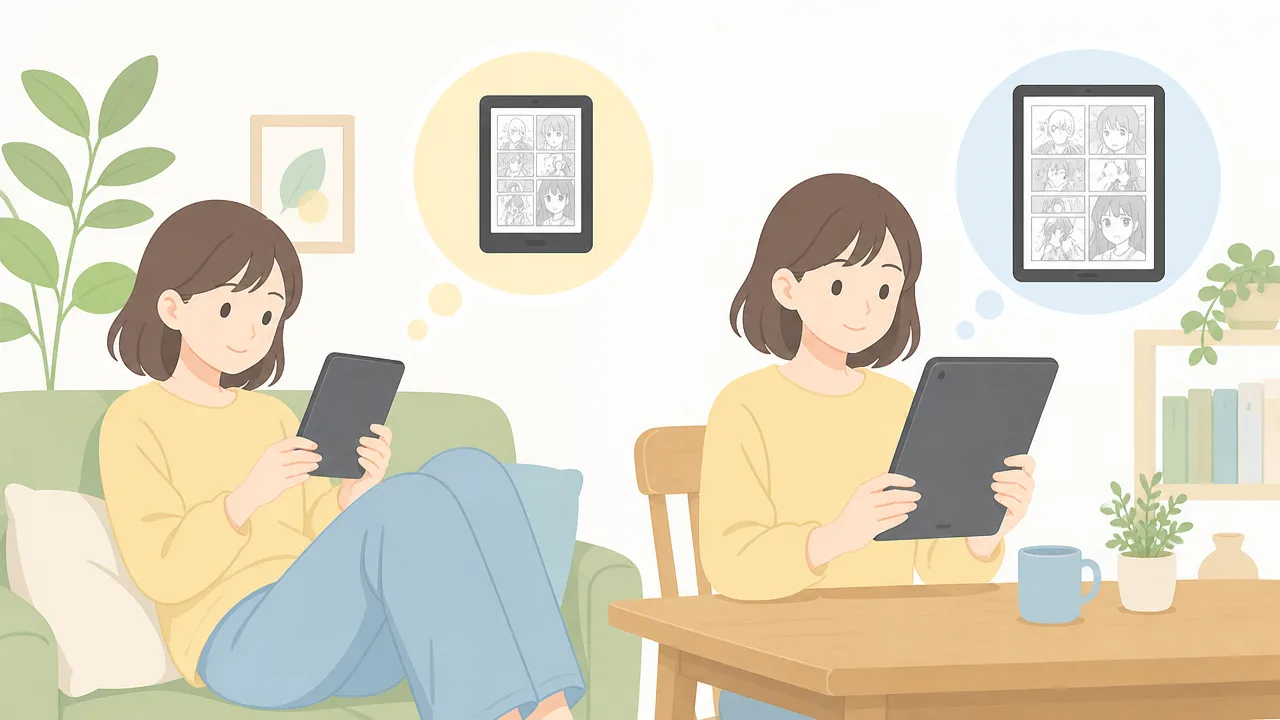 漫画を読むなら8インチと11インチどっち？選び方を比較
