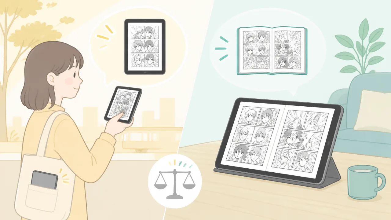 漫画を読むなら8インチと11インチどっち？選び方を比較