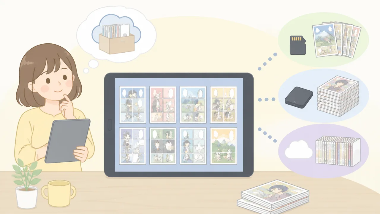見開き漫画を読むならタブレットは何インチ必要？サイズ選びの目安