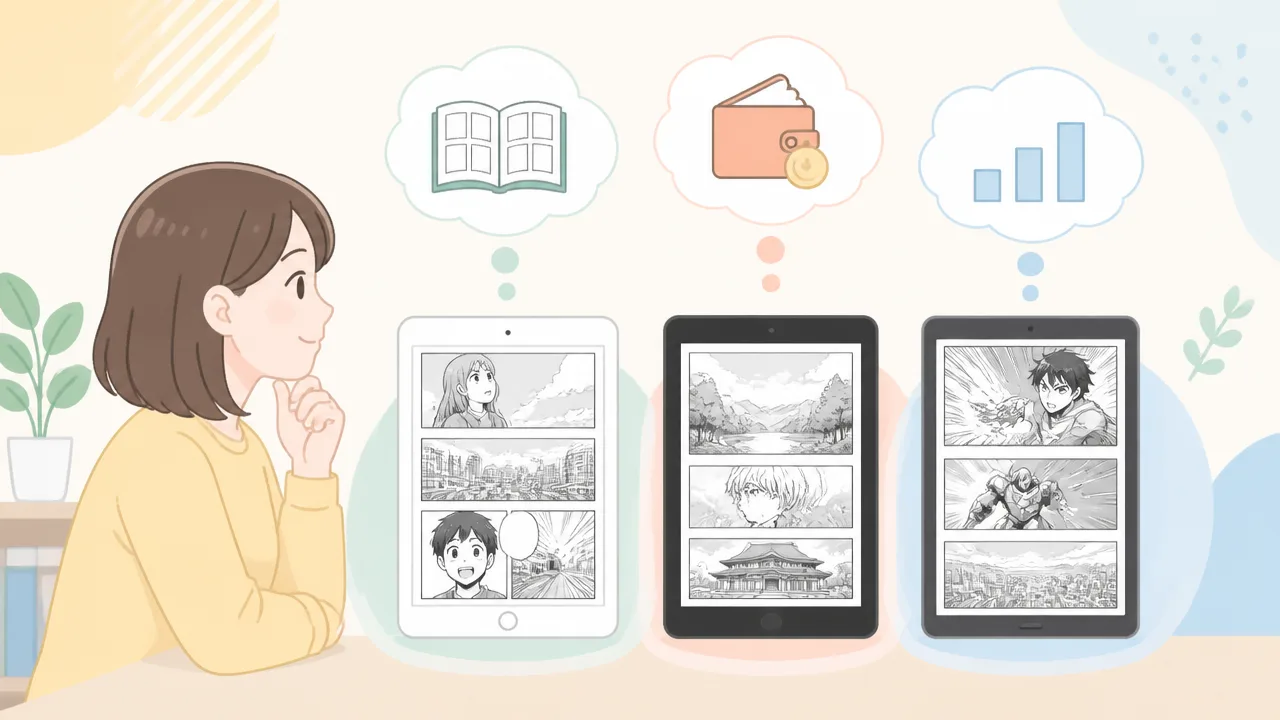 漫画を読むならスマホとタブレットどっち?使いやすさと選び方を比較