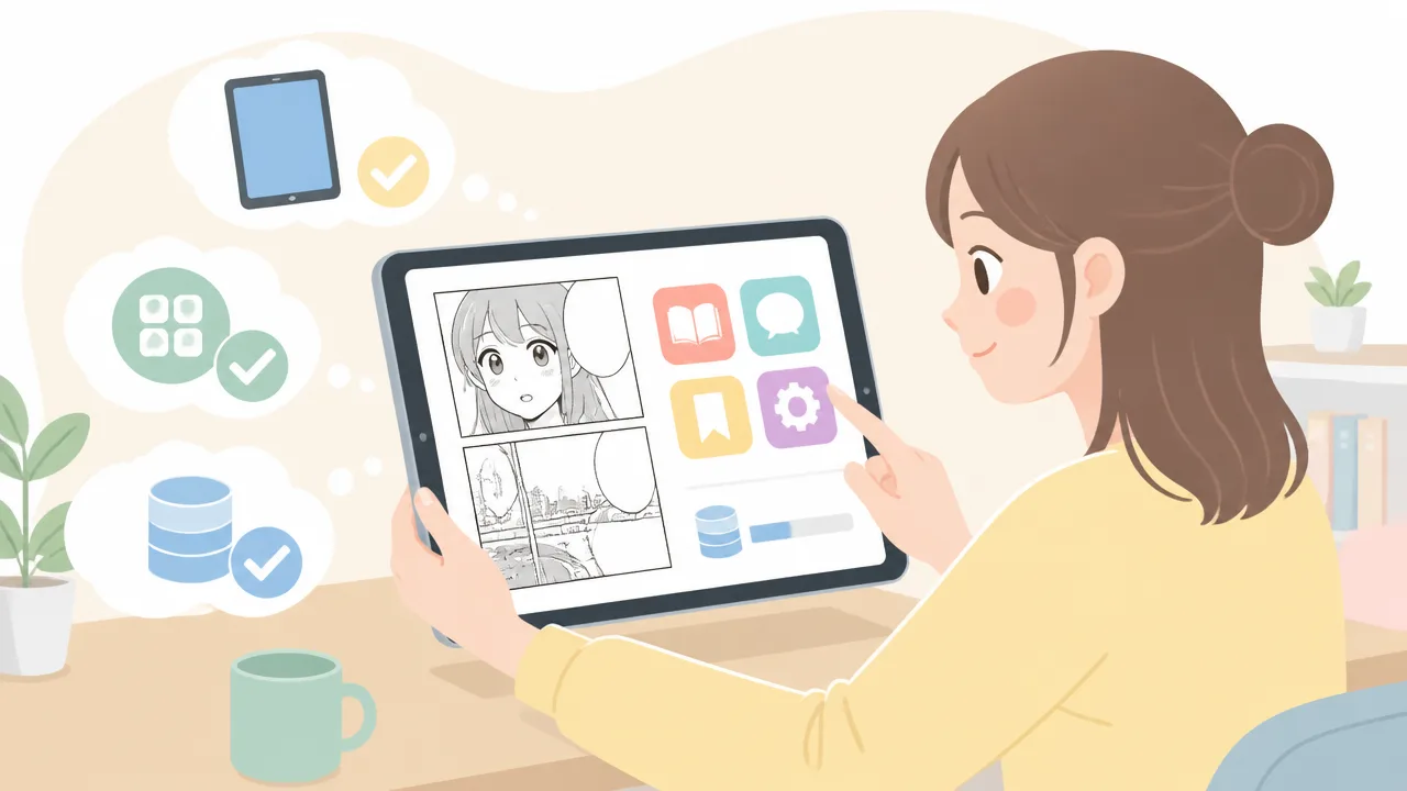 WEBマンガを読むのに最適な画面サイズは何インチ?端末別に解説