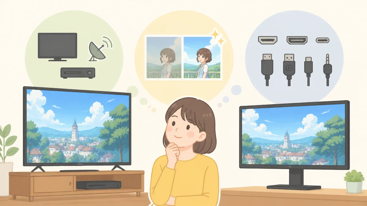アニメを見るならテレビとモニターどっち？違いと選び方をやさしく解説