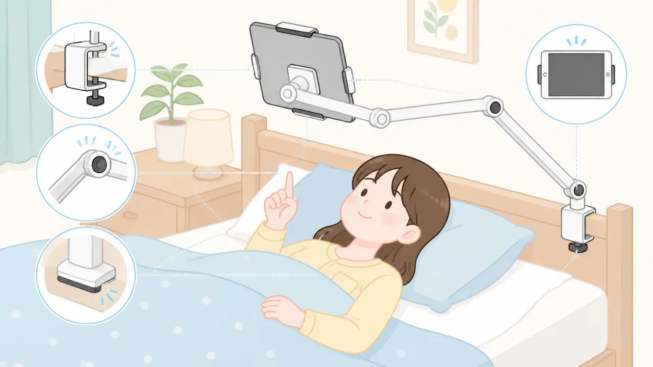 寝ながら漫画を読むのにおすすめのタブレットアーム7選と選び方
